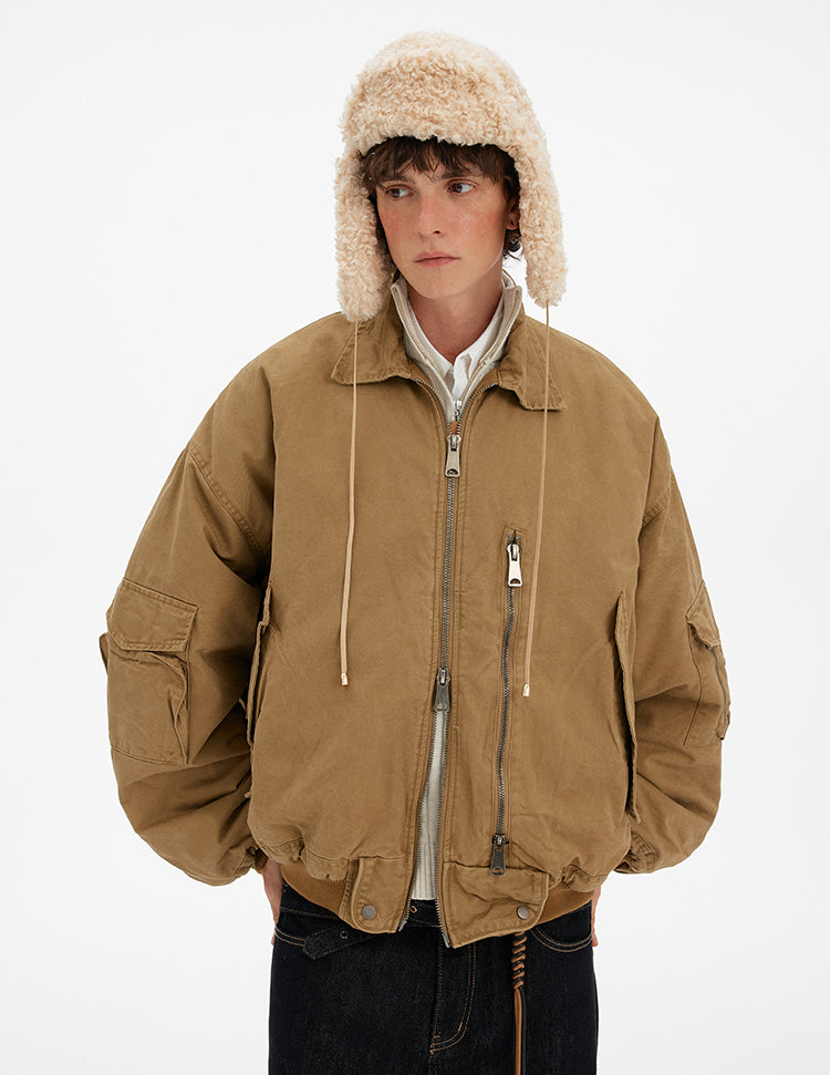 MADWITCH VINTAGE MULTI-POCKET WORK JACKET #DY9968