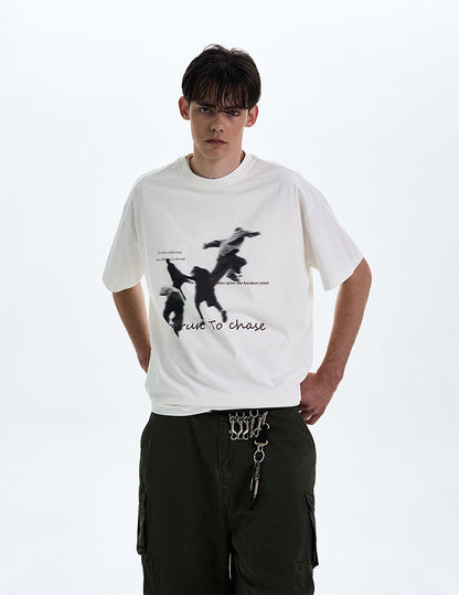 MADWITCH STREET STYLE PRINT TEE #RT196
