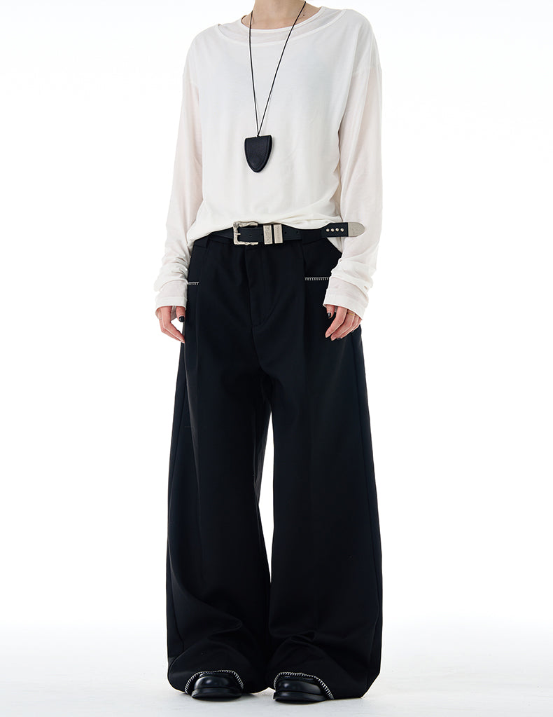 MADWITCH DRAPEY CASUAL TROUSERS #CK6662
