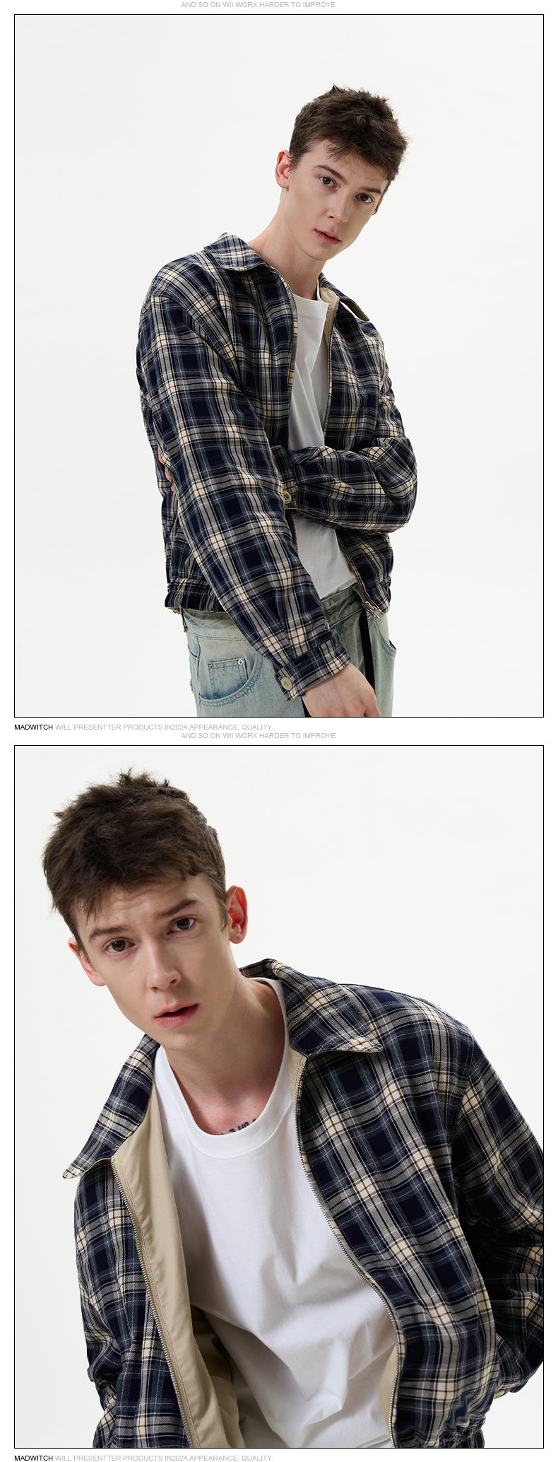 MADWITCH REVERSIBLE SHORT JACKET #MD4507