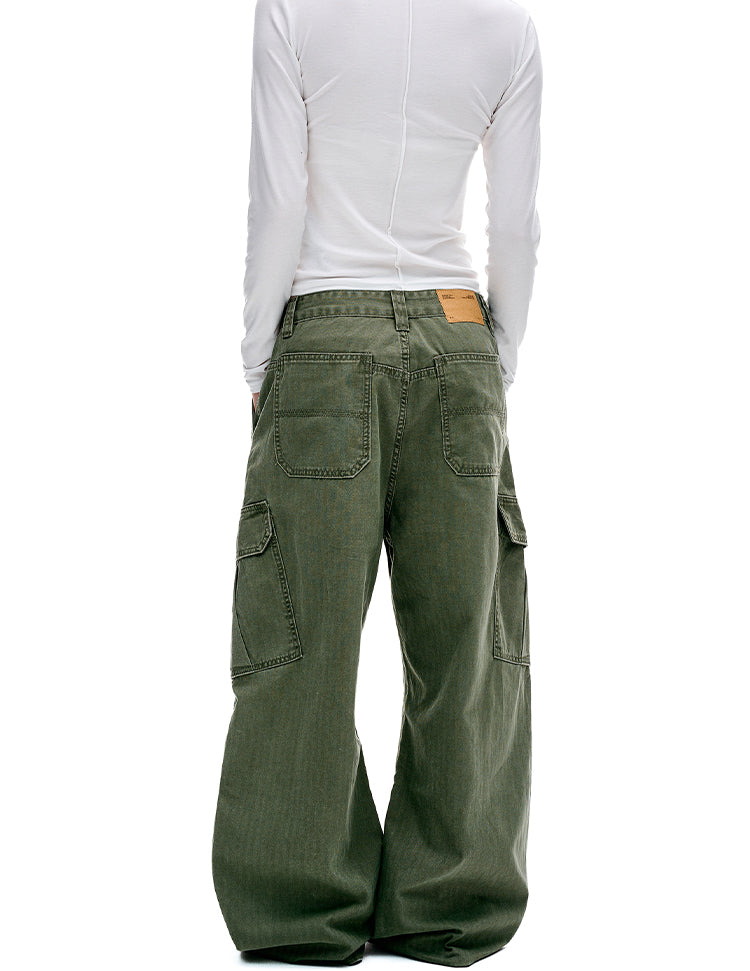 MADWITCH UTILITY BENT LEG PANTS #CK3557