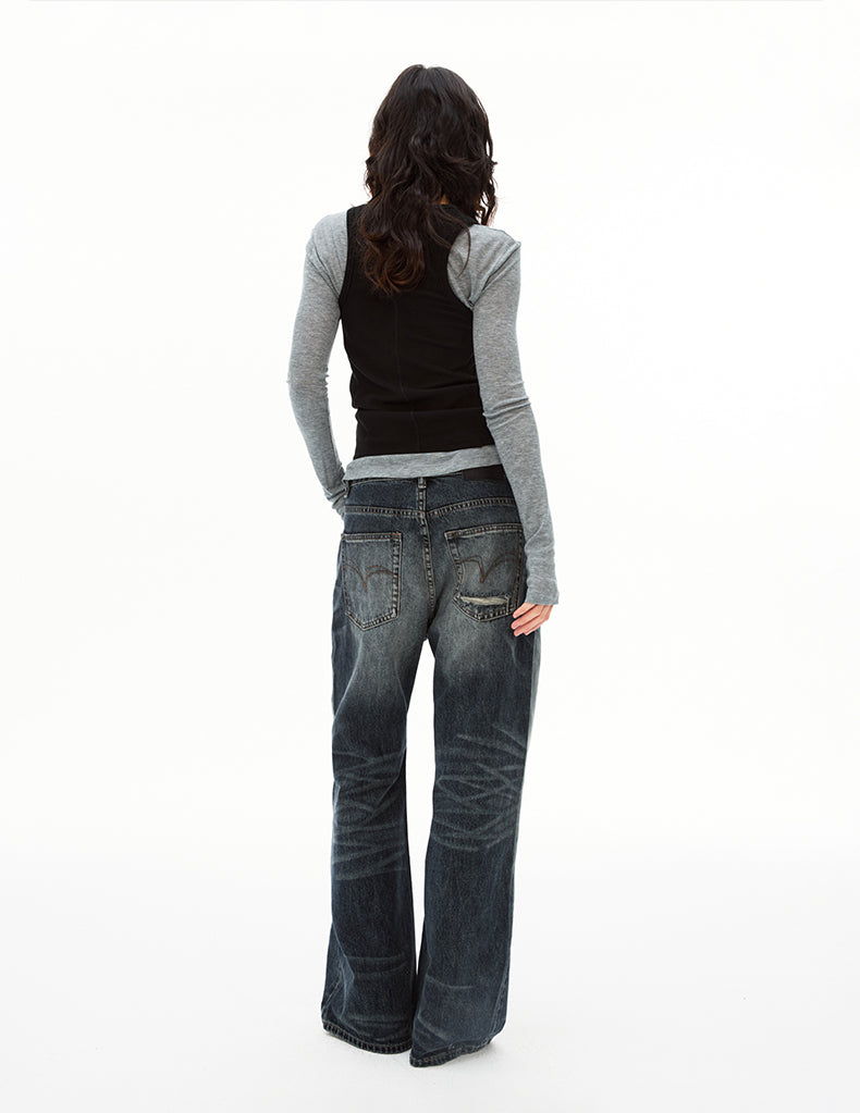 MADWIT RELAXED STRAIGHT PANTS #GP5586