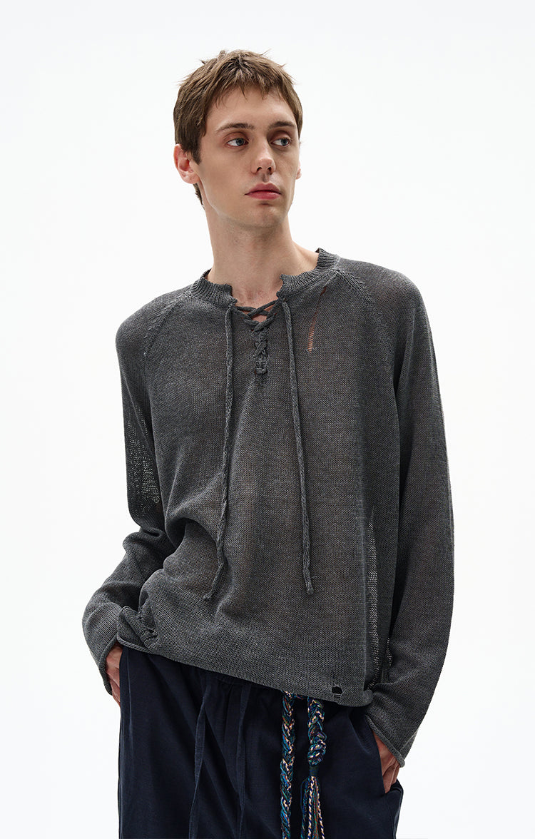 MADWITCH UNISEX EARLY FALL KNIT LONG SLEEVE #MY001-S