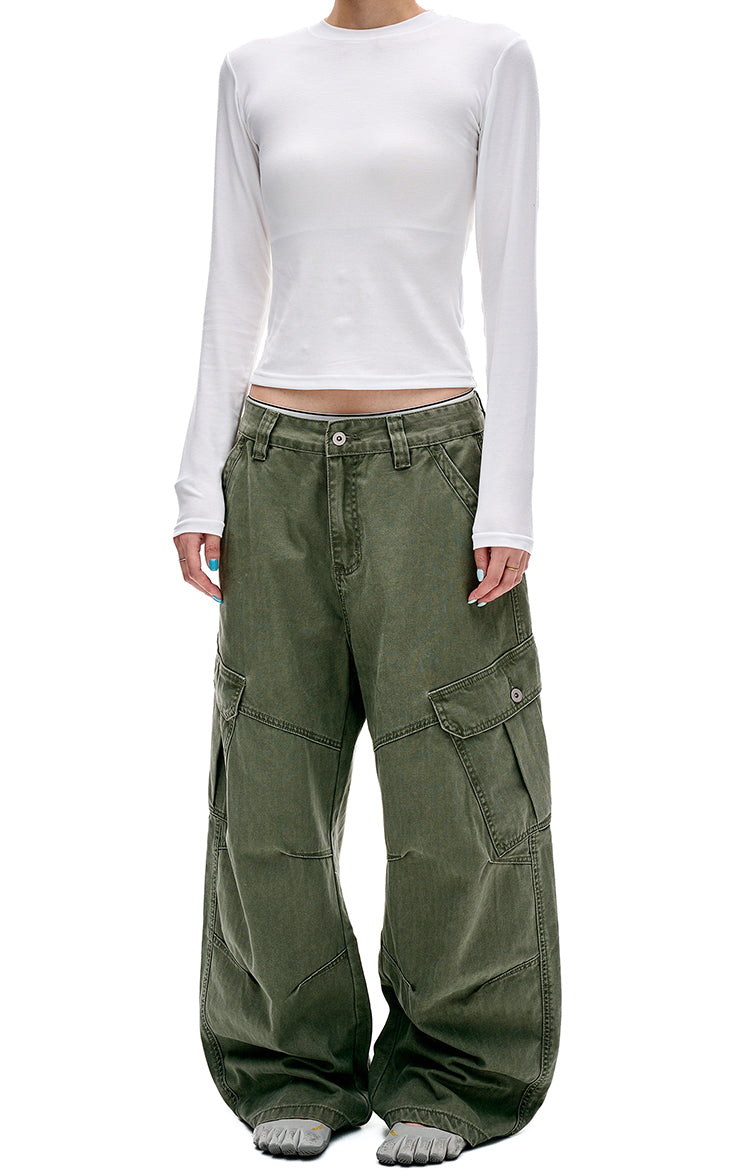 MADWITCH UTILITY BENT LEG PANTS #CK3557