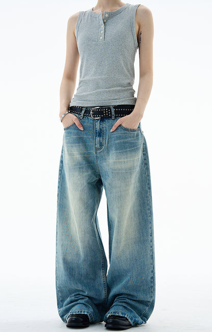 MADWITCH HIGH-STREET WIDE LEG JEANS #CK9677