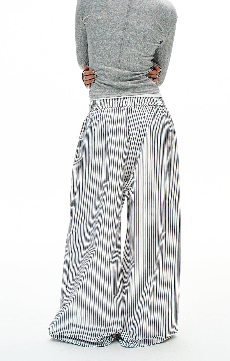 MADWITCH LAZY STRIPE TROUSERS #C935