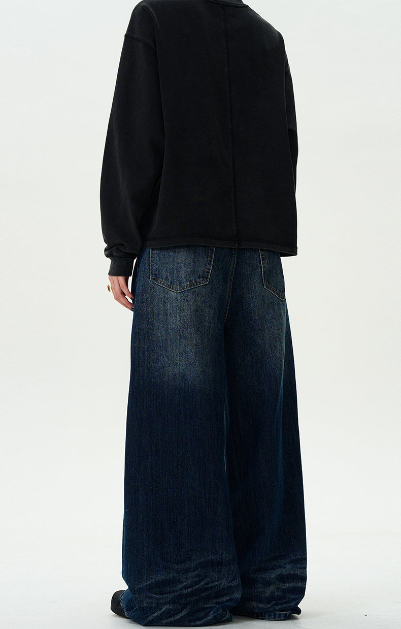 MADWITCH WASHED VINTAGE DENIM JEANS #FX059