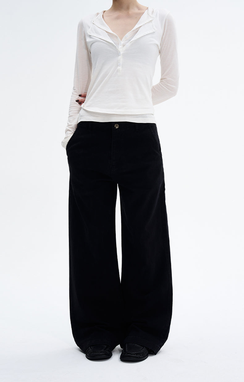 MADWITCH MINIMAL STRAIGHT PANTS #CK6902