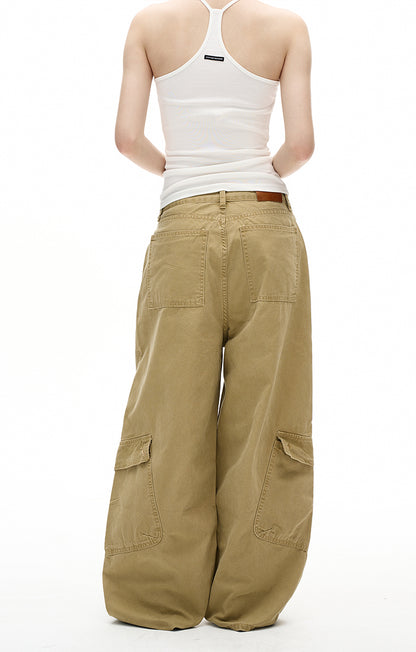 MADWITCH VINTAGE WASHED CARGO PANTS #4670