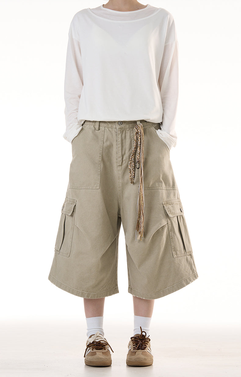 MADWITCH VINTAGE WORKWEAR SHORTS #CK238D
