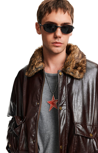 MADWITCH UTILITY FUR COAT #AK085