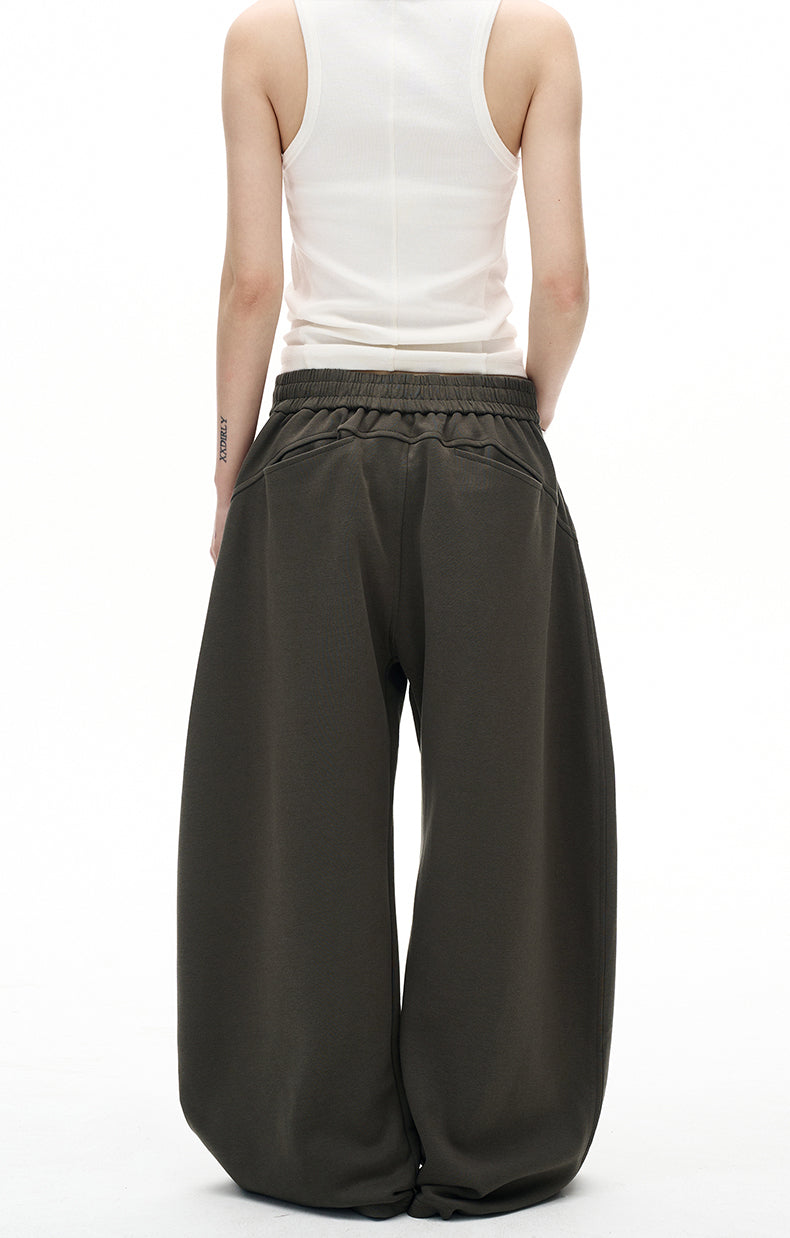 MADWITCH VINTAGE CURVED PATCH SWEATPANTS #C928