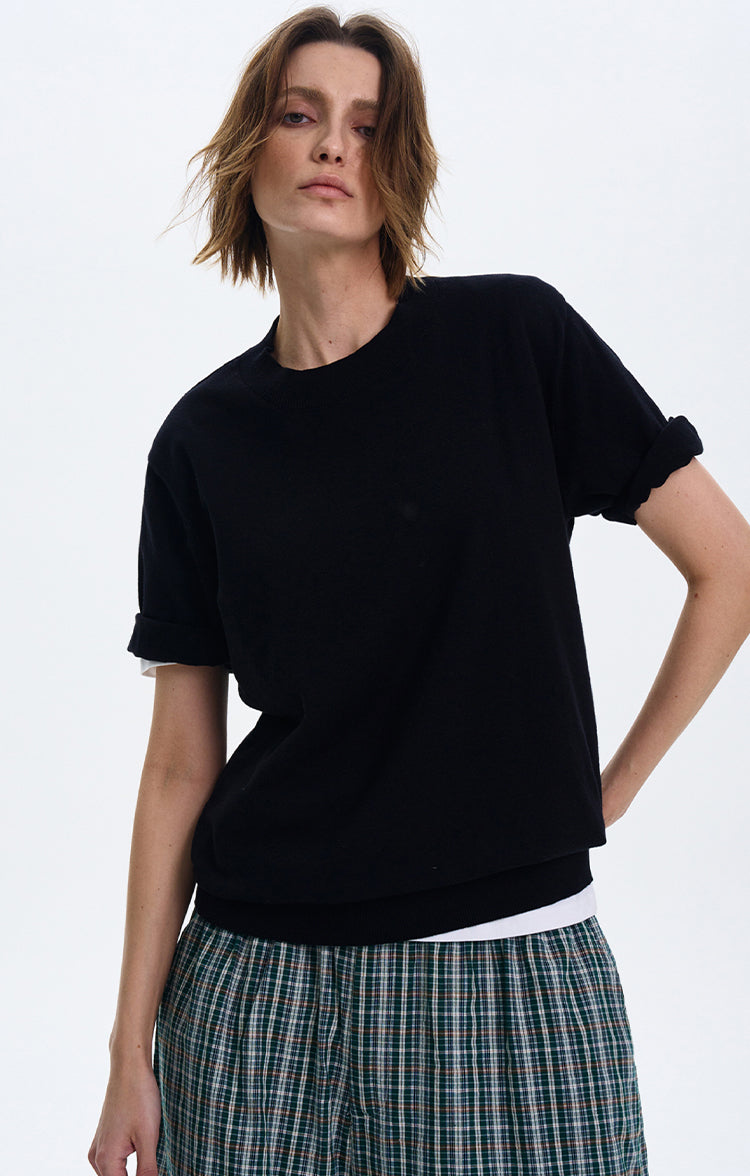 MADWITCH MINIMALIST CREW NECK CASUAL T-SHIRT #27331