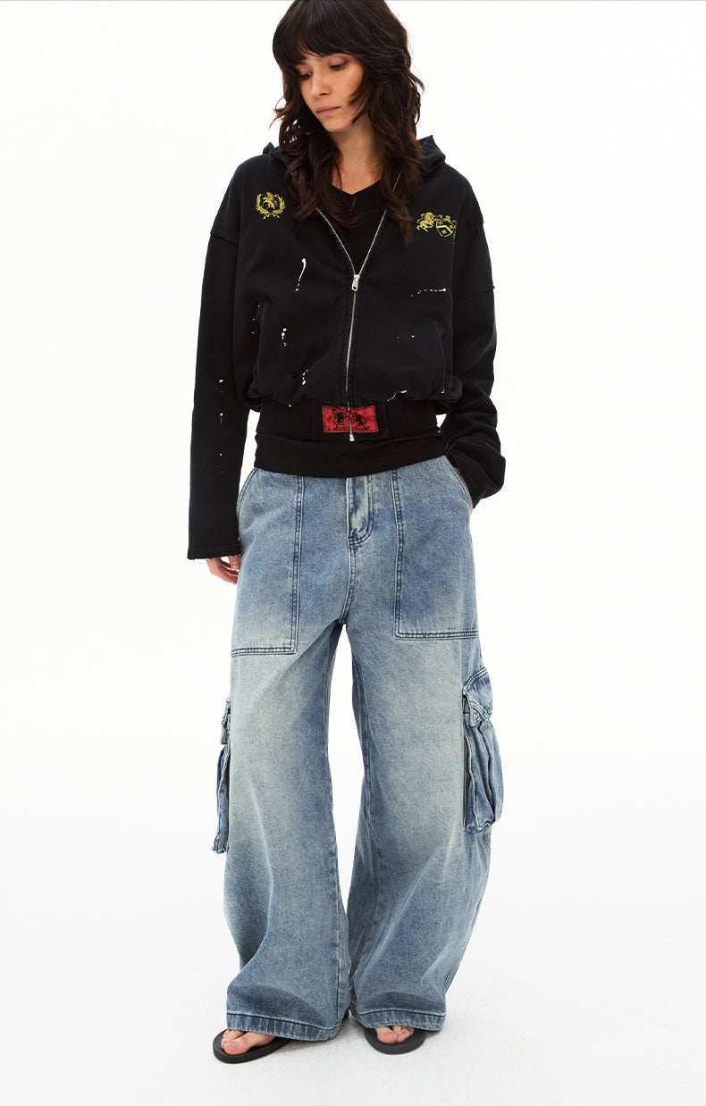 MADWIT UTILITY WASH JEANS #G6856