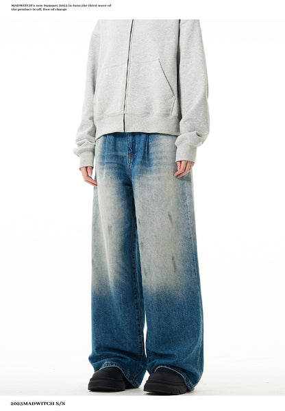 MADWITCH WASHED DENIM JEANS #K5236