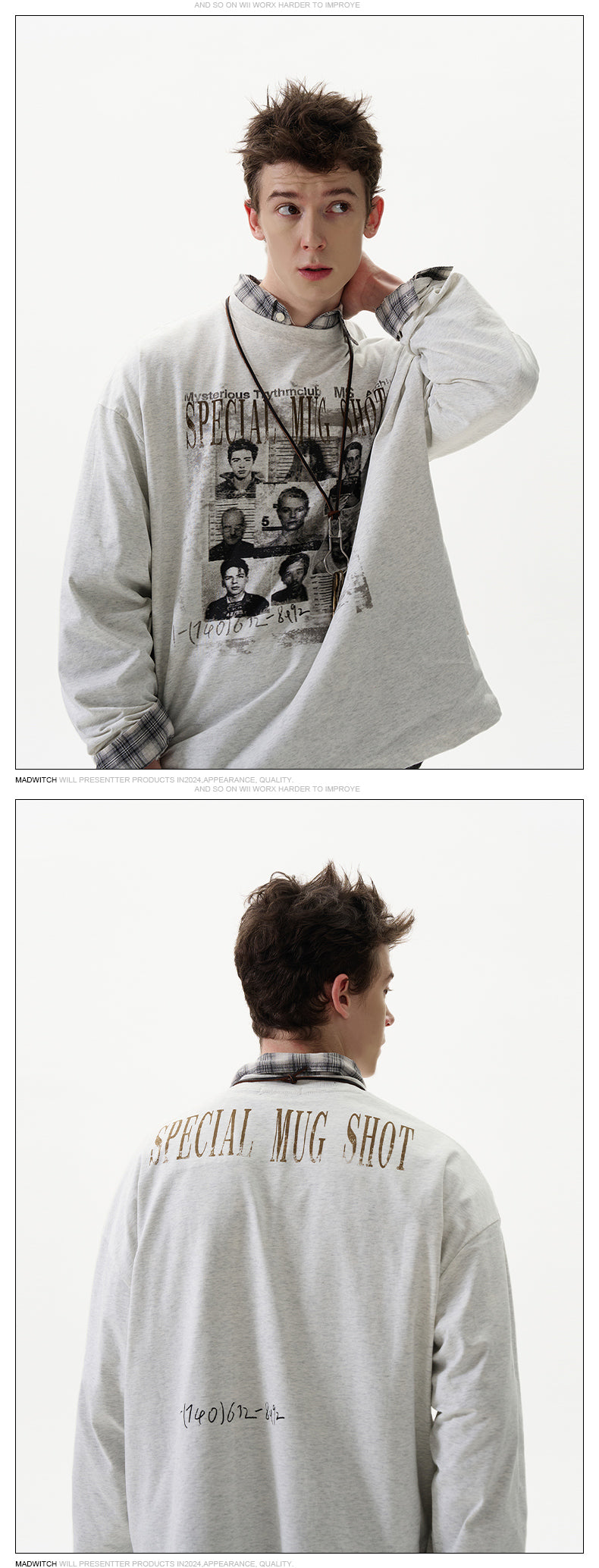 MADWITCH ROCK PRINT LONG SLEEVE #27261