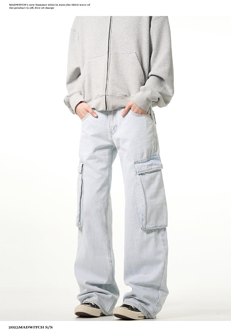 MADWITCH LIGHT WASH JEANS #N9069