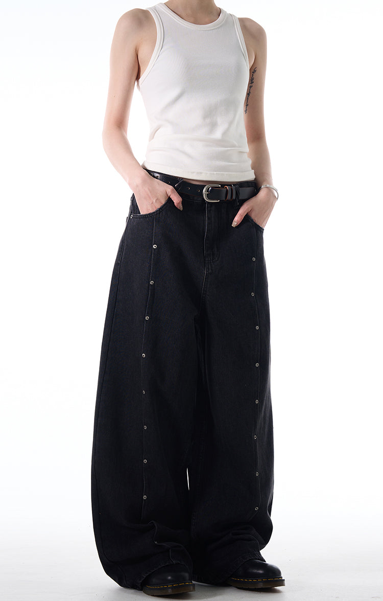 MADWITCH STUDDED HIGH-STREET JEANS #CK9516