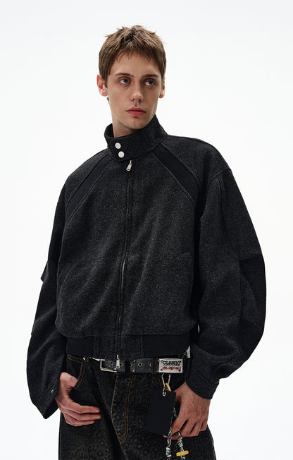MADWITCH UNISEX VINTAGE MANDARIN COLLAR JACKET #6279