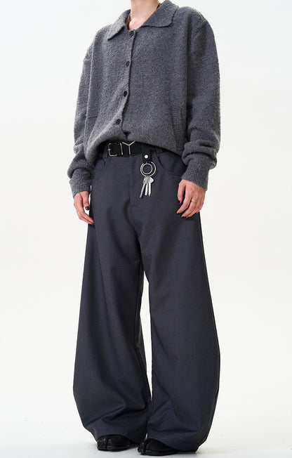 MADWITCH BLADE-CUT RELAXED TROUSERS #NR7182