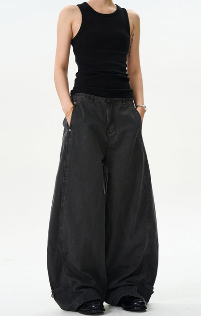 MADWITCH SABER-CUT MINIMALIST CARGO PANTS #WHOA086