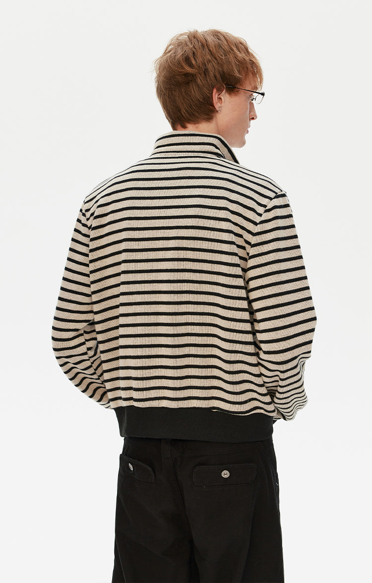 MADWITCH VINTAGE STRIPE CARDIGAN #W315