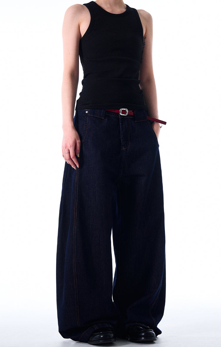 MADWITCH SIMPLE LOOSE-FIT JEANS #6480-1