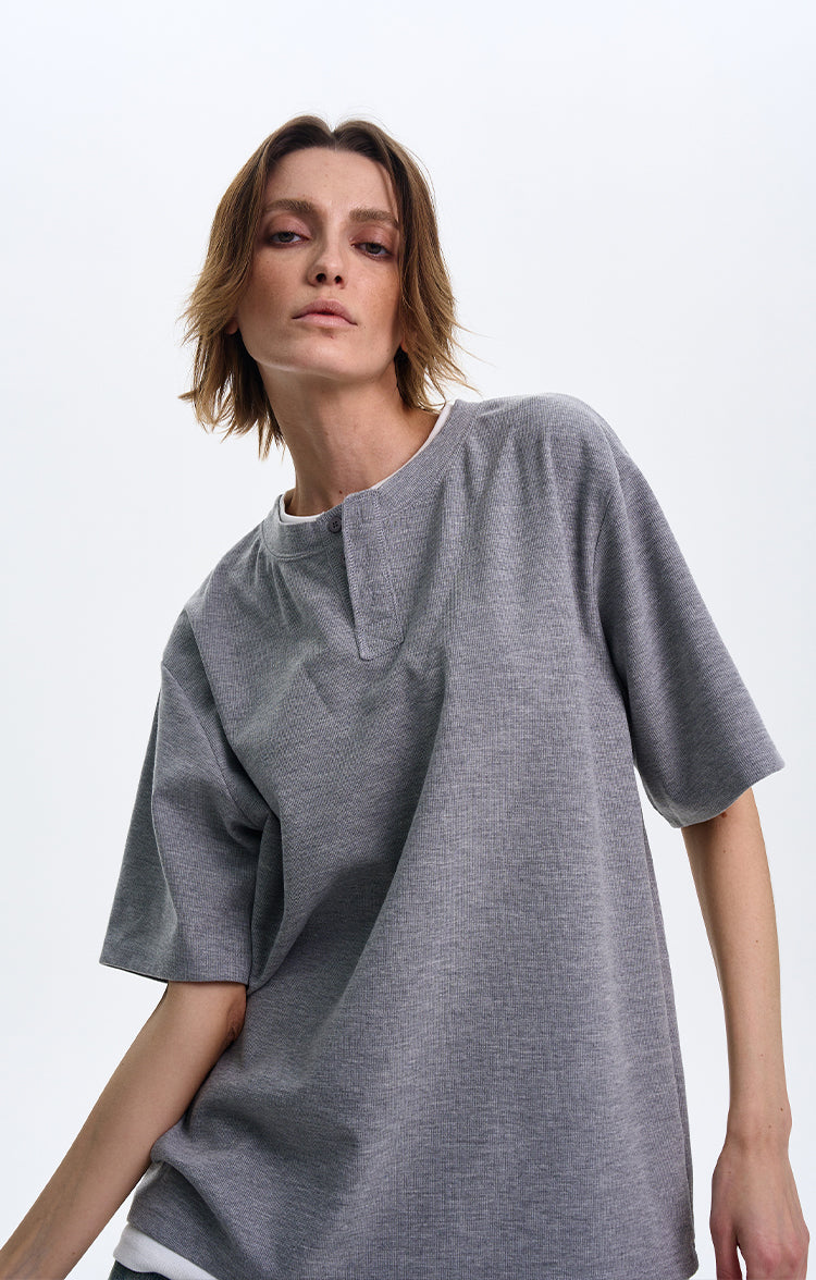 MADWITCH LAYERED DESIGN SHIRT #AW2549