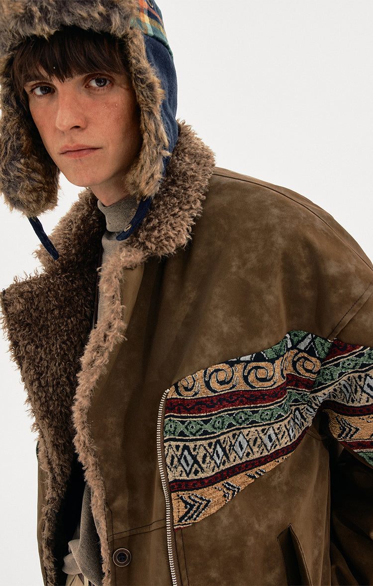 MADWITCH FOLK SUEDE PARKA #MY0210