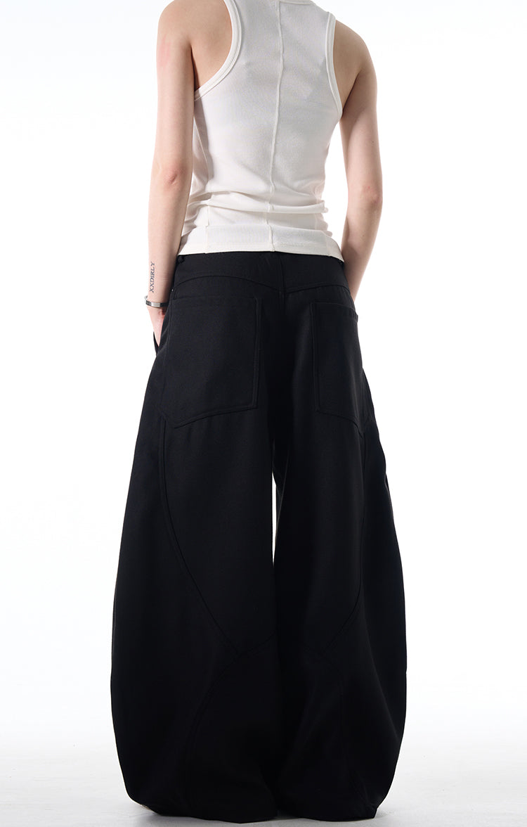 MADWITCH LOOSE FIT WIDE-LEG DENIM PANTS #C828