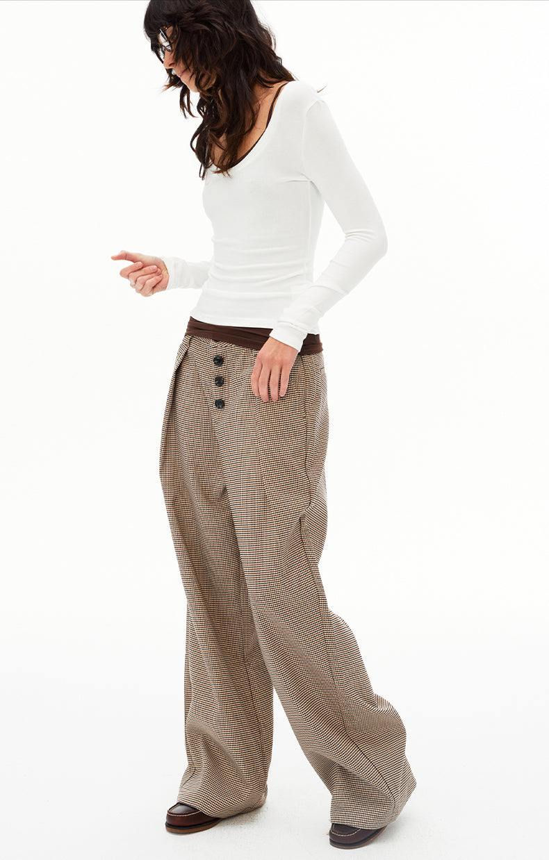 MADWIT HERITAGE DRAPED TROUSERS #CK6929