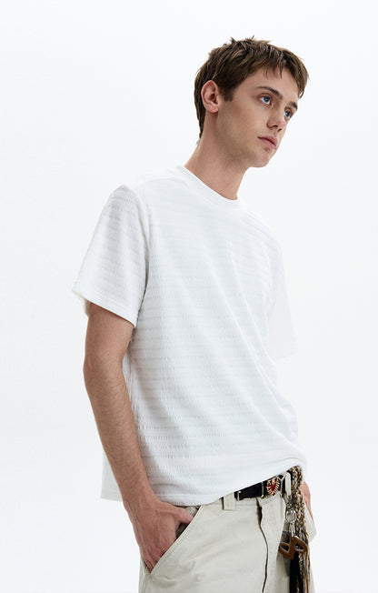 MADWITCH KNIT SHORT SLEEVE TEE #25050