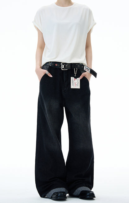 MADWITCH VINTAGE WASH STRAIGHT LEG JEANS #RK157