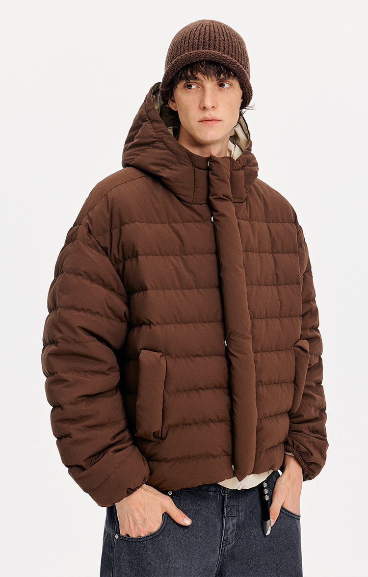 MADWITCH QUILTED HOODED DOWN JACKET #880651