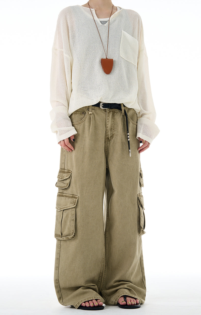 MADWITCH MULTI-POCKET CARGO PANTS #CK3397