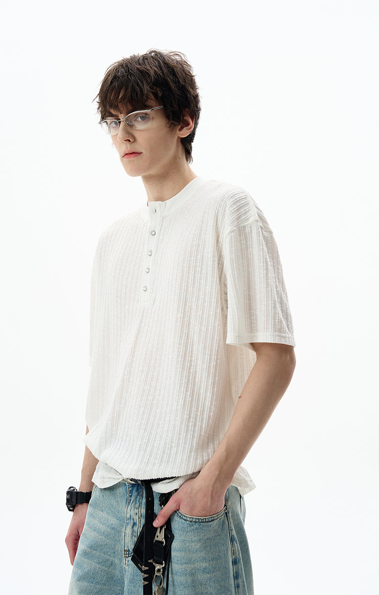 MADWITCH VINTAGE KNIT TEE #G1360