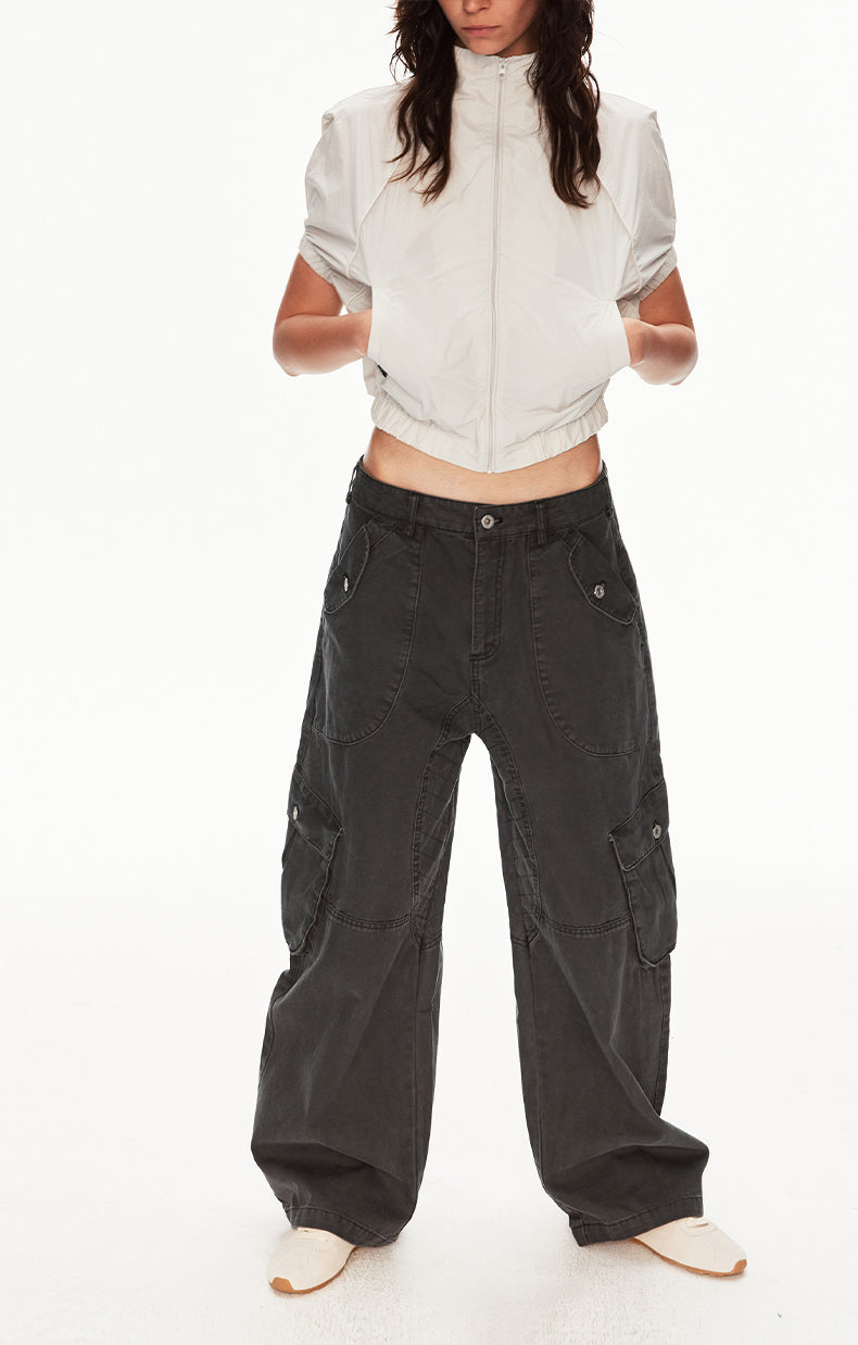 MADWIT DECONSTRUCTED UTILITY PANTS #CK6955