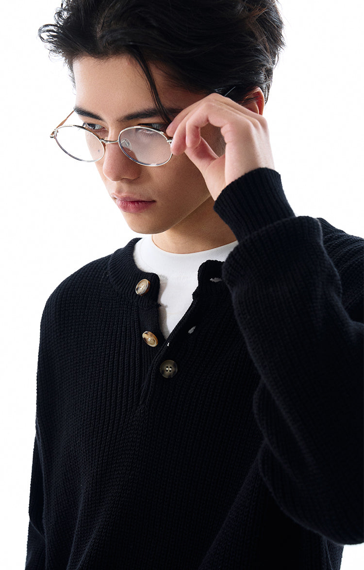 MADWITCH LOOSE KNITTED SWEATER #MFY213