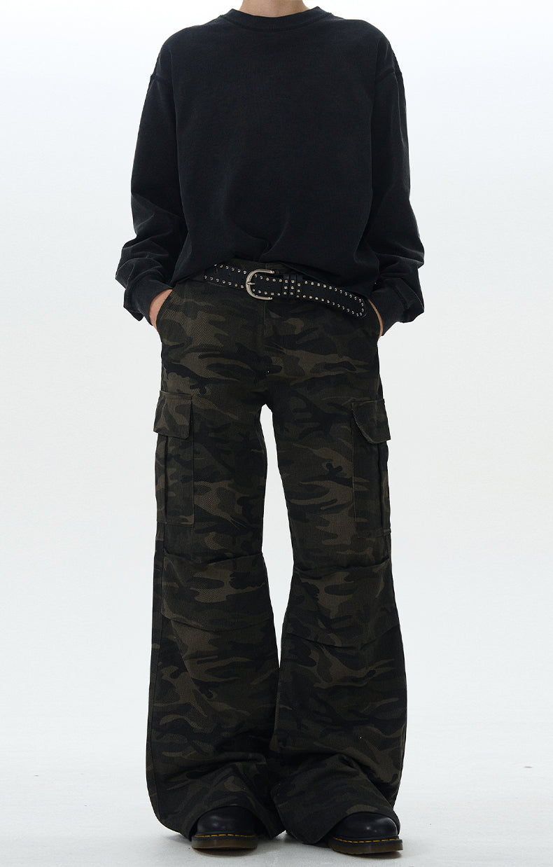 MADWITCH AMERICAN-STYLE CAMO CARGO PANTS #G1050