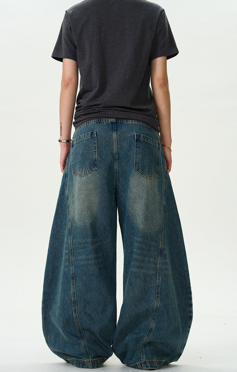 MADWITCH ANKLE-WRAPPED VINTAGE DENIM #24128