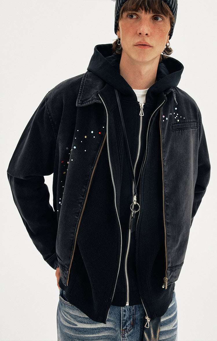 MADWITCH CRYSTAL WASH JACKET #4680