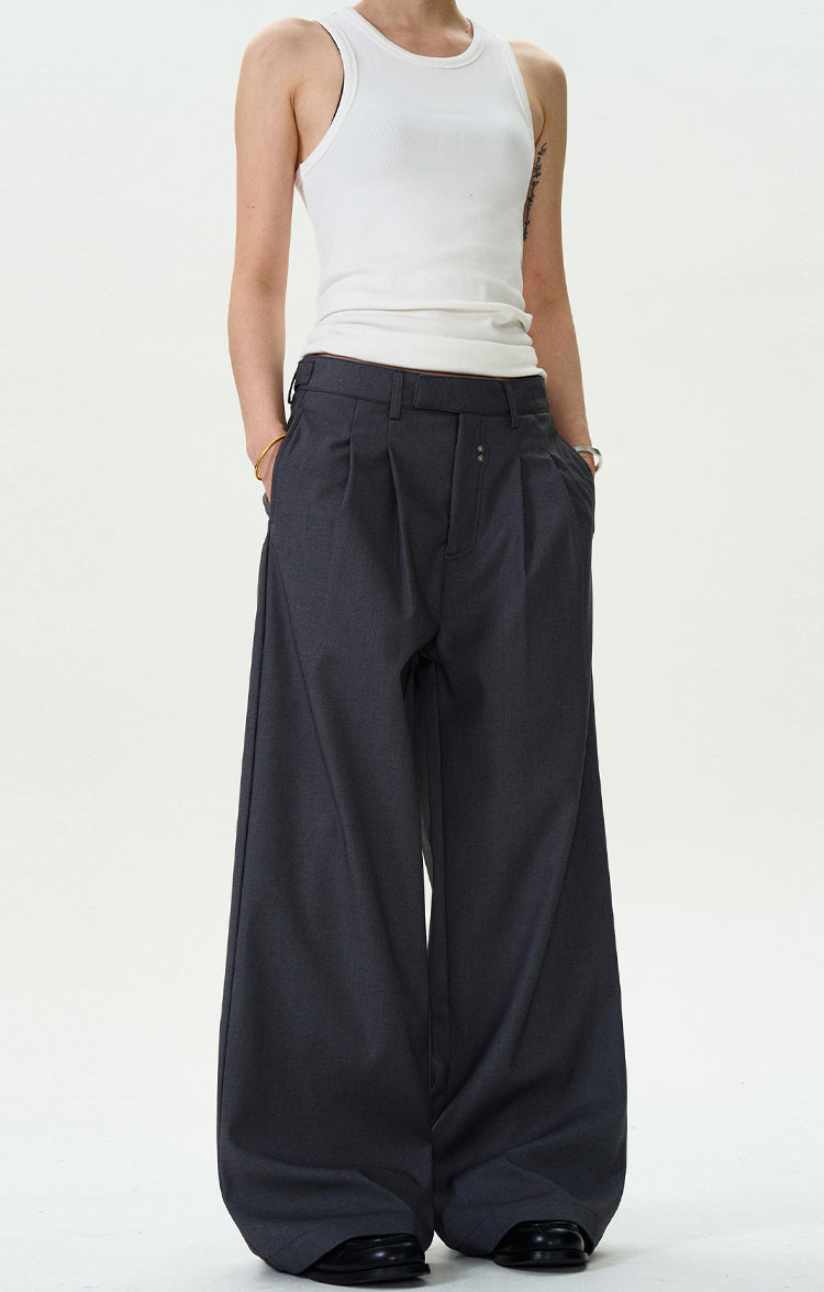MADWITCH CASUAL STRAIGHT LEG TROUSERS #CK6619