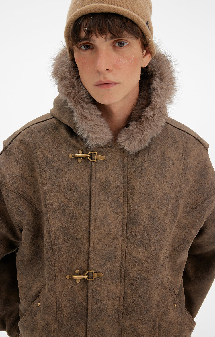 MADWITCH VINTAGE METAL BUTTON PARKA JACKET #990910