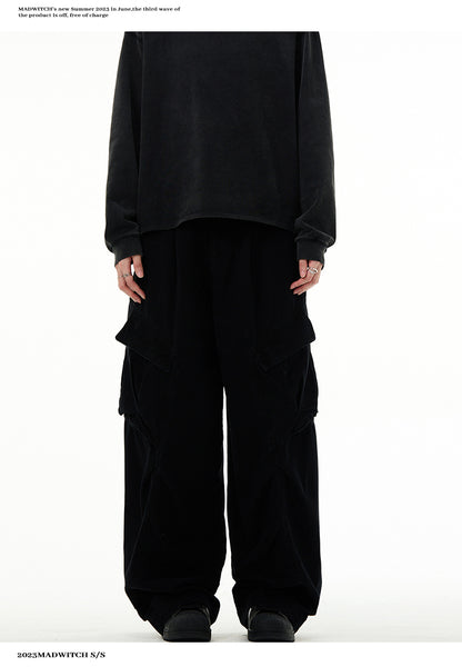 MADWITCH WIDE LEG CASUAL PANTS #KJ6282