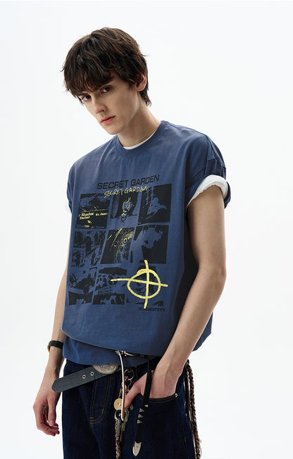 MADWITCH URBAN PRINTED TSHIRT #22640C25