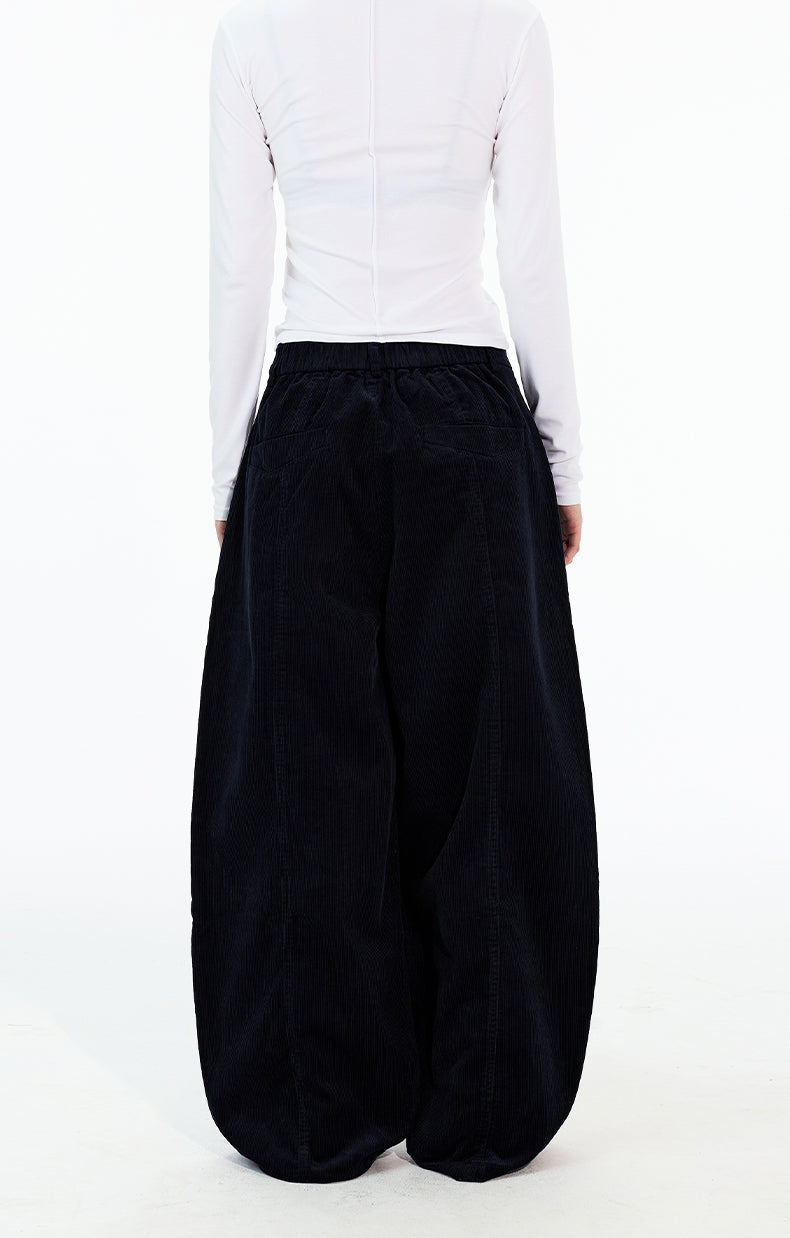 MADWITCH DOUBLE PLEAT CORDUROY TROUSERS #CK6935