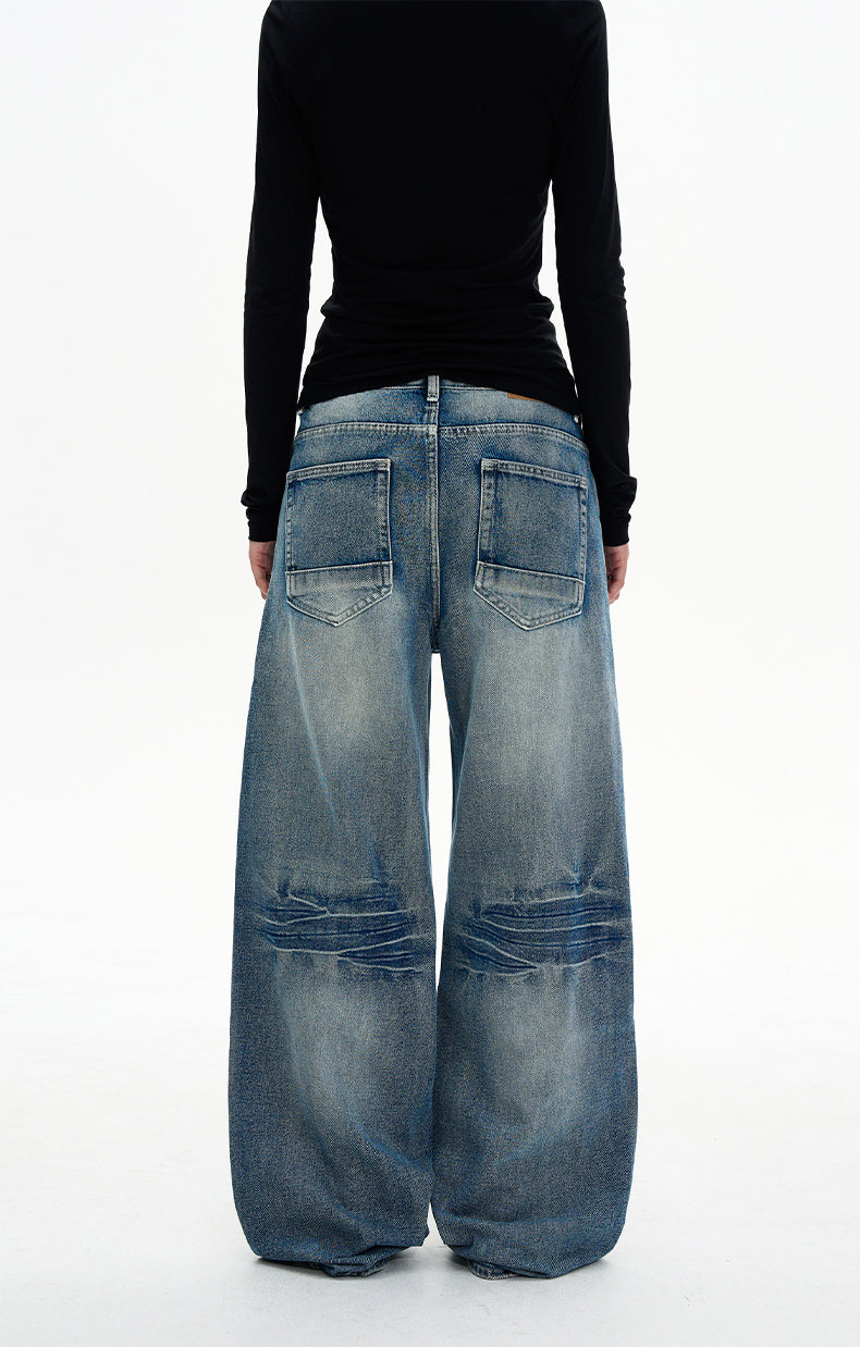 MADWITCH CRACK STRAIGHT DENIM #G6426