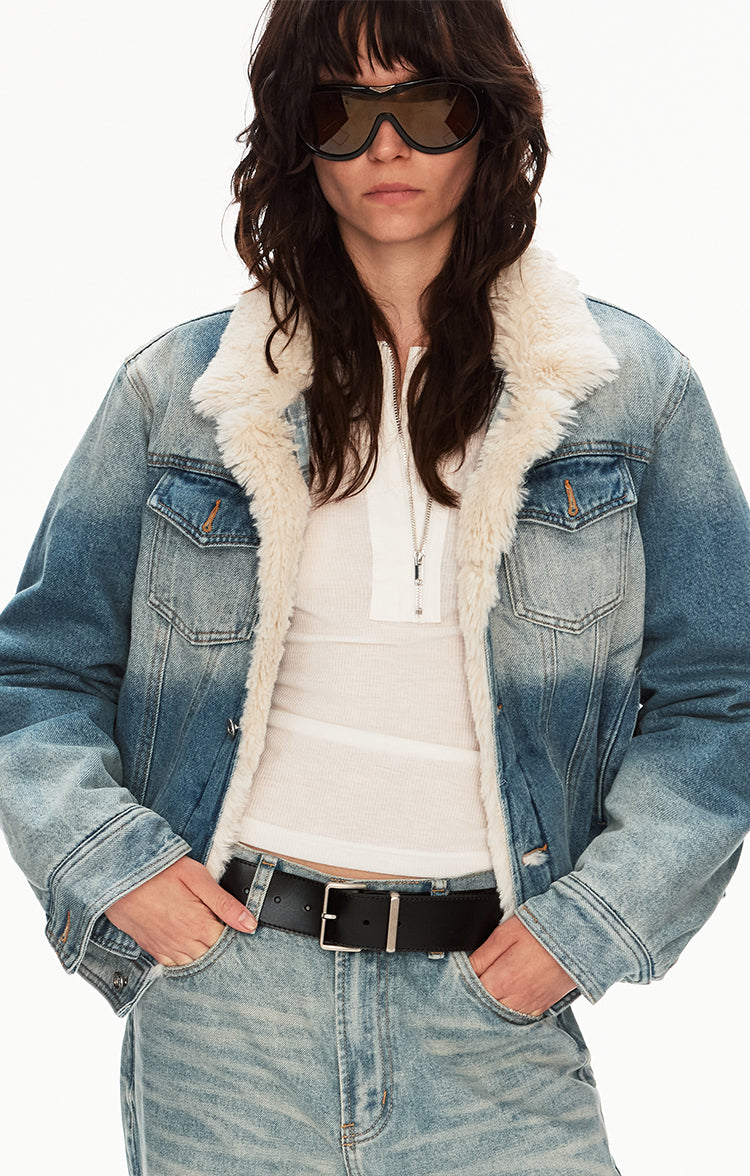 MADWITCH WASHED DENIM JACKET #DY3013