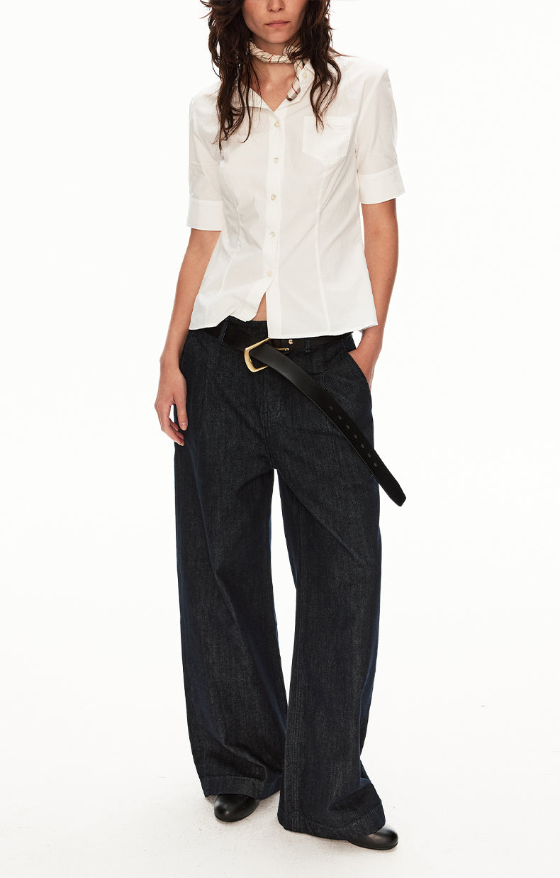 MADWIT MINIMALIST RAW JEANS #GPH3607