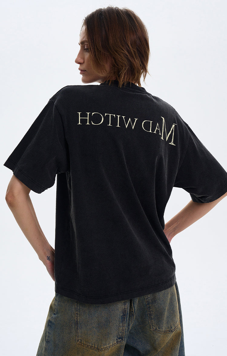MADWITCH INS STYLE CASUAL SHORT-SLEEVE T-SHIRT #MD4139